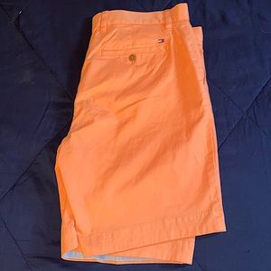 Men’s Orange Tommy Hilfiger Shorts Waist Size 34